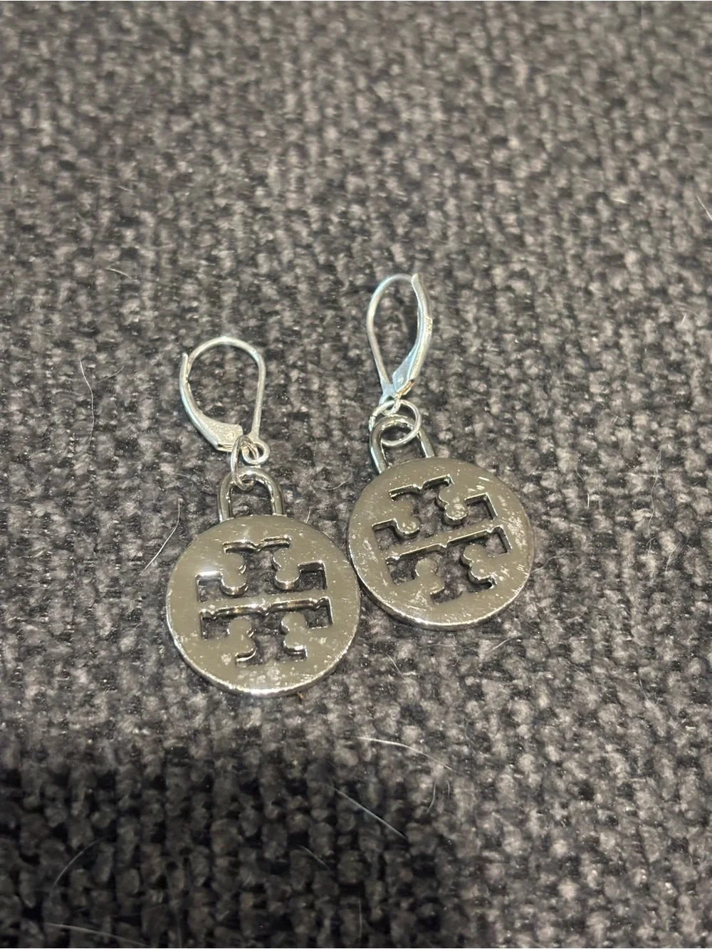 Tory Burch silver tone